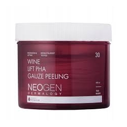 Neogen - Wine Lift PHA Gauze Peeling, 30szt. - peelingujące płatki do twarzy